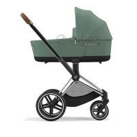 Детская коляска Cybex Priam IV (для новорожденных) - Leaf Green / Chrome Brown