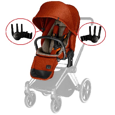 Крепления капюшона коляcки Cybex Priam LUX