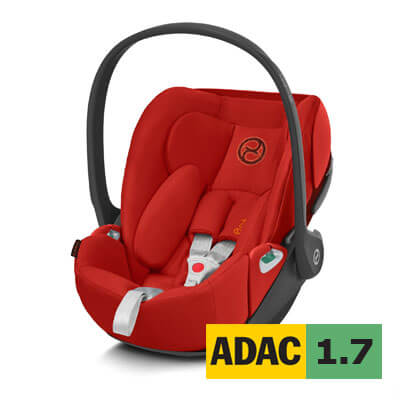 Cybex - Siège auto Aton S2 i-Size CYBEX Groupe 0+ Nature Green – ISOFIX –  dos route avec réducteur