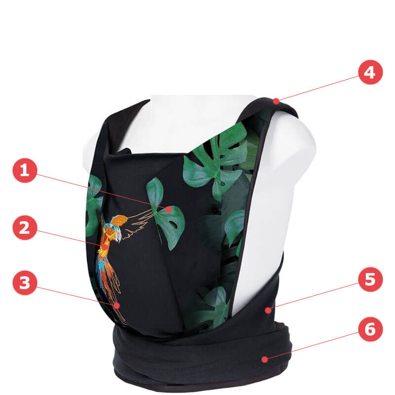 Cybex Yema Tie, Birds of Paradise - Основные характеристики