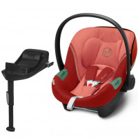 Cybex Aton S2 i-Size + Isofix Base One - Hibiscus Red + Isofix