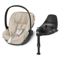 Cybex Cloud Z2 i-Size + Isofix Base Z2 - Simple Flowers - Nude Biege