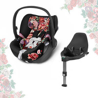 Cybex Cloud Q, Spring Blossom - Spring Blossom Dark + Isofix Base Z