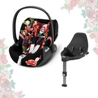 Cybex Cloud Z i-Size + Isofix Base Z - Spring Blossom - Dark