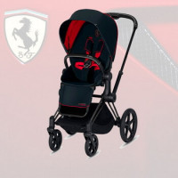 Cybex Priam III, Scuderia Ferrari (прогулочная) - Victory Black / Matt Black