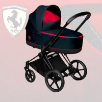 Cybex Priam III, Scuderia Ferrari (для новорожденных) - Victory Black / Matt Black