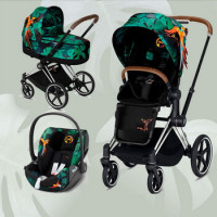 Cybex Priam III, Birds of Paradise (3-в-1) - Birds of Paradise / Chrome Brown
