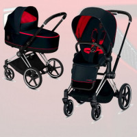 Cybex Priam III, Scuderia Ferrari (2-в-1) - Victory Black / Chrome Black