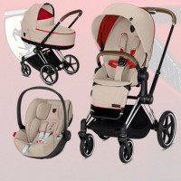 Cybex Priam III, Scuderia Ferrari (3-в-1) - Silver Grey / Chrome Brown