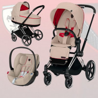 Cybex Priam III, Scuderia Ferrari (3-в-1) - Silver Grey / Chrome Black
