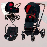 Cybex Priam III, Scuderia Ferrari (3-в-1) - Victory Black / Rose Gold