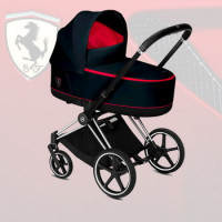 Cybex Priam III, Scuderia Ferrari (для новорожденных) - Victory Black / Chrome Black