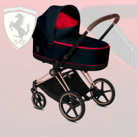 Cybex Priam III, Scuderia Ferrari (для новорожденных) - Victory Black / Rose Gold