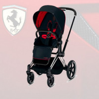 Cybex Priam III, Scuderia Ferrari (прогулочная) - Victory Black / Chrome Black
