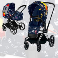 Cybex Priam III Space Rocket by Anna K (2-в-1) - Space Rocket by Anna K - Chrome Black