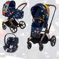 Cybex Priam III Space Rocket by Anna K (3-в-1) - Space Rocket by Anna K - Rose Gold