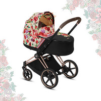 Cybex Priam III Spring Blossom (для новорожденных) - Spring Blossom / Light - Rose Gold