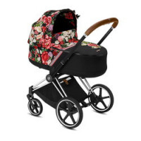 Cybex Priam III Spring Blossom (для новорожденных) - Spring Blossom / Dark - Chrome Brown