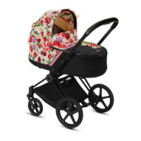 Cybex Priam III Spring Blossom (для новорожденных) - Spring Blossom / Light - Matt Black
