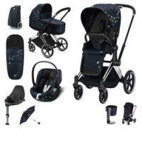 Cybex Priam III, Jewels of Nature (FULL SET) - Chrome Black