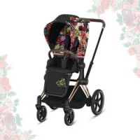 Cybex Priam III Spring Blossom (прогулочная) - Dark - Rose Gold