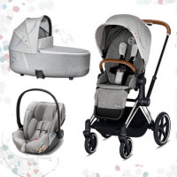 Cybex Priam III, Koi (3-в-1) - Koi - Chrome/Brown