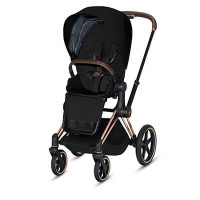 Cybex Priam III, Deep Black (прогулочная) - Deep Black / Rose Gold
