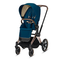 Cybex Priam III, Mountain Blue (прогулочная) - Mountain Blue / Rose Gold
