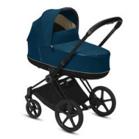 Cybex Priam III, Mountain Blue (для новорожденных) - Mountain Blue - Matt Black