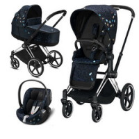 Cybex Priam III, Jewels of Nature (3 в 1) - Jewels of Nature - Chrome Black