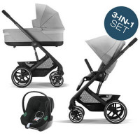 Cybex Balios S LUX 2023 (3-в-1) - Aton B2 i-Size - Lava Grey