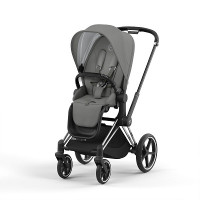 Cybex Priam IV 2022, Soho Grey (прогулочная) - Chrome Black / Soho Grey