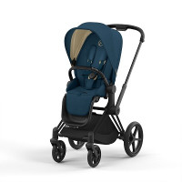 Cybex Priam IV 2022, Mountain Blue (прогулочная) - Matt Black /Mountain Blue