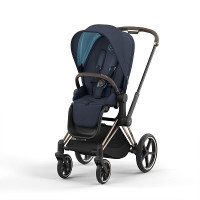 Cybex Priam IV 2022, Nautical Blue (прогулочная) - Rosegold / Nautical Blue