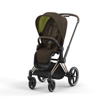 Cybex Priam IV 2022, Khaki Green (прогулочная) - Rosegold / Khaki Green