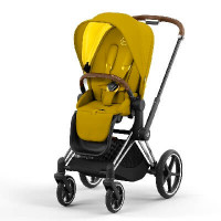Детская коляска Cybex Priam IV (прогулочная) - Mustard Yellow / Chrome Brown
