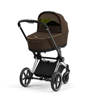 Детская коляска Cybex Priam IV (для новорожденных) - Khaki Brown / Chrome Black