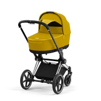 Детская коляска Cybex Priam IV (для новорожденных) - Mustard Yellow / Chrome Black