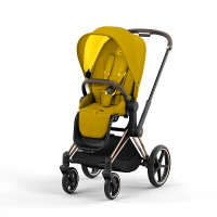 Cybex Priam IV, Mustard Yellow (прогулочная) - Mustard Yellow / Rose Gold