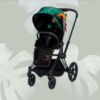 Cybex Priam III, Birds of Paradise (прогулочная) - Birds of Paradise / Matt Black