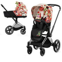 Cybex Priam IV, Spring Blossom (2-в-1) - Light / Chrome Black
