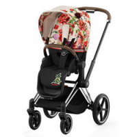 Cybex Priam IV,  Spring Blossom (прогулочная) - Light / Chrome Brown