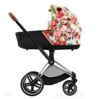 Cybex Priam IV, Spring Blossom (для новорожденных) - Light / Chrome Brown