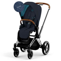 Cybex Priam IV 2022, Plus Edition (прогулочная) - Midnight Blue / Chrome Brown