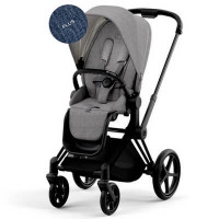 Cybex Priam IV 2022, Plus Edition (прогулочная) - Manhattan Grey / Matt Black