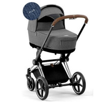 Cybex Priam IV, Plus Edition (для новорожденных) - Manhattan Grey / Chrome Brown