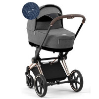 Cybex Priam IV, Plus Edition (для новорожденных) - Manhattan Grey / Rose Gold