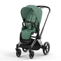 Детская коляска Cybex Priam IV (прогулочная) - Leaf Green / Chrome Black
