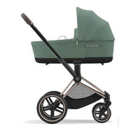 Детская коляска Cybex Priam IV (для новорожденных) - Leaf Green / Rose Gold