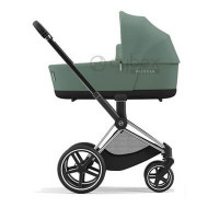 Детская коляска Cybex Priam IV (для новорожденных) - Leaf Green / Chrome Black